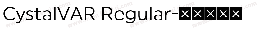CystalVAR Regular字体转换